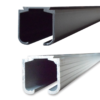 WELDOM Rail Aluminium Sliding Rel Pintu Kayu Alum Geser Gantung 1 Set 1.6/1.8/2.1/2.4/3 Meter